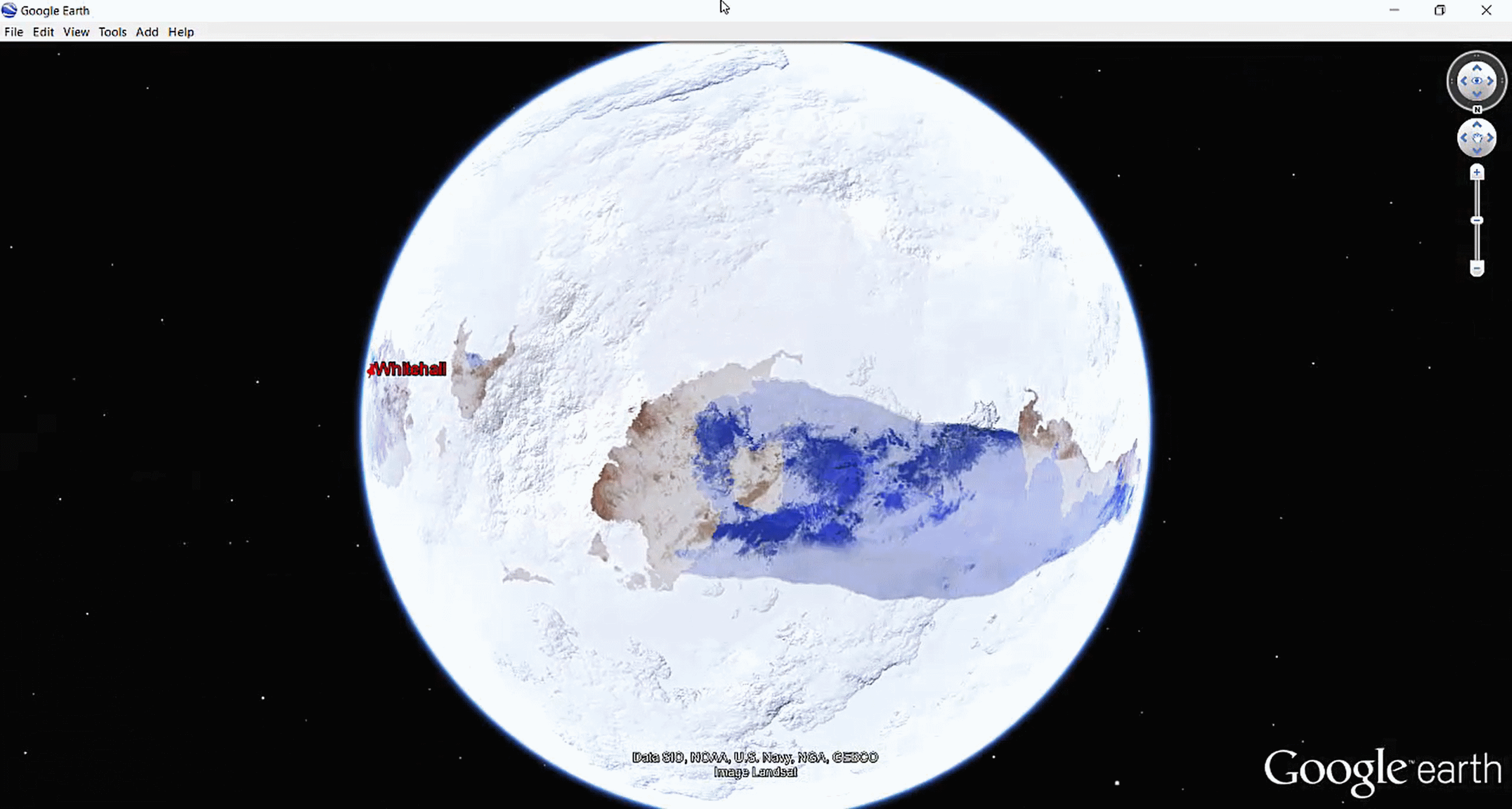 Google Earth Planet Map