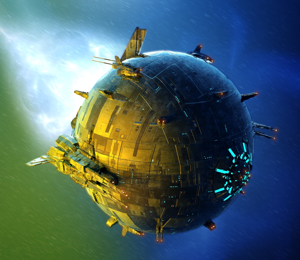 Spherical Spaceship